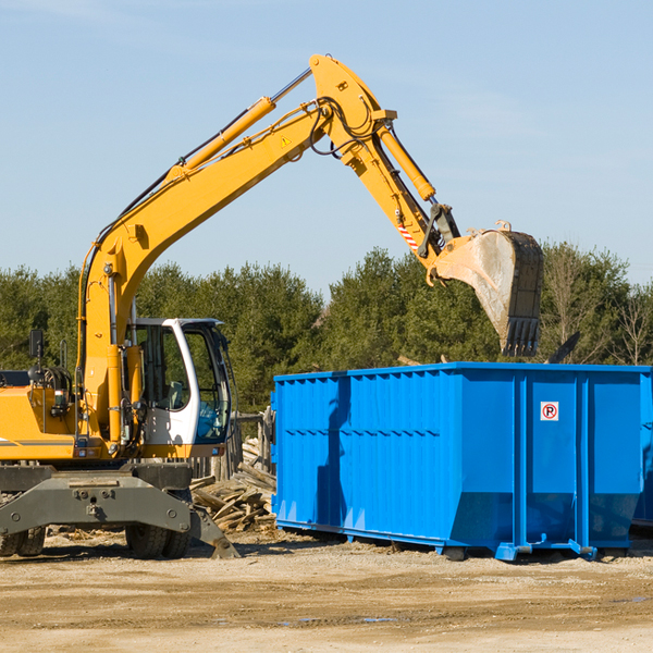 can i rent a residential dumpster for a construction project in Chesterfield MA